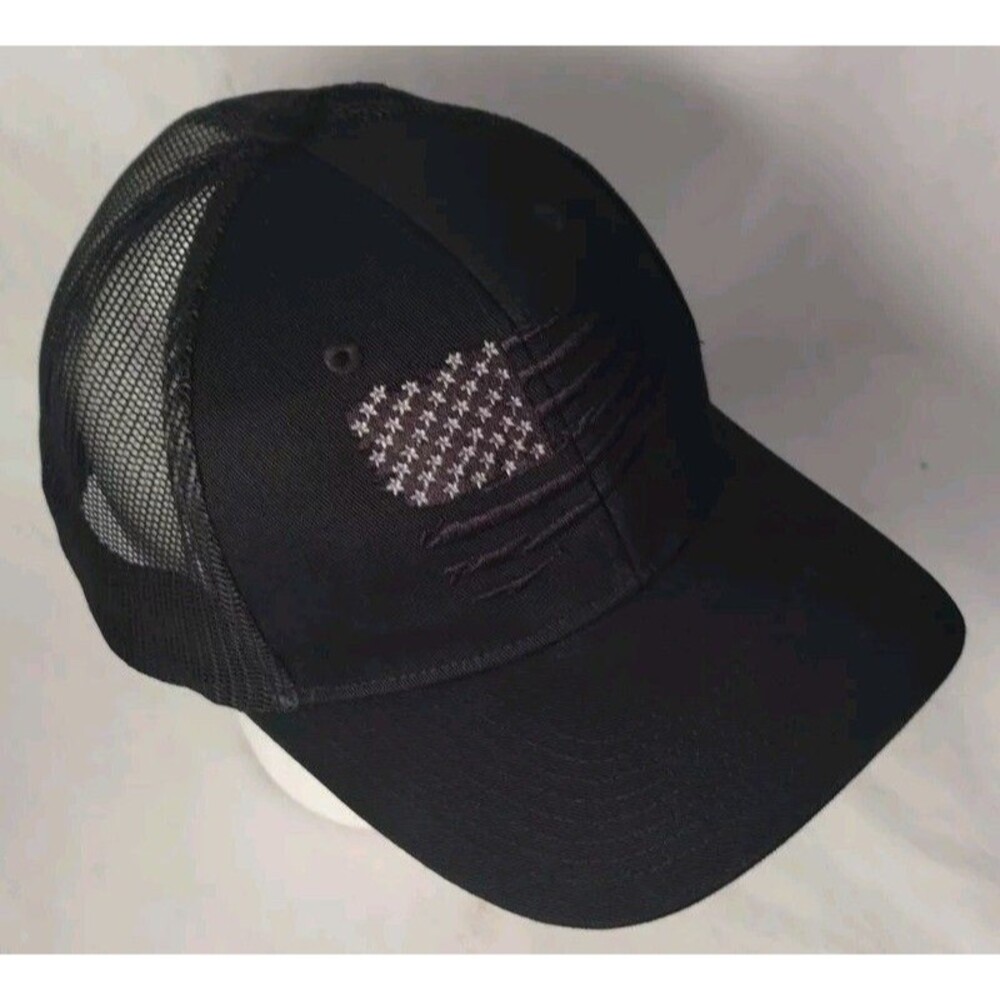 SR One Family Indivisible American Flag Snapback Mesh Back Hat/Cap-EXCELLENT!